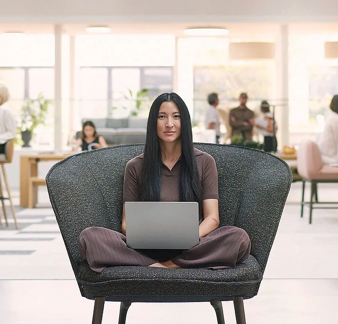 Sedus "se:cove" Loungesessel: Modelle cv-221 mit Aluminiumgestell und cv-227 mit Holzgestell. Lieferbar ab ca. 05/2026