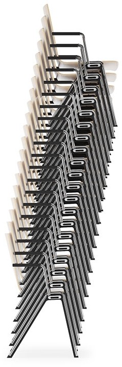 SCHNEEWEISS Mehrzweckstuhl "BLAQ", Modelle 466 und 468 (Hiller)