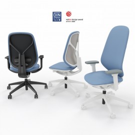 Sedus Drehstuhl "se:kit" mit Polsterrücken; Modelle sn-101, sn-102, sn-103