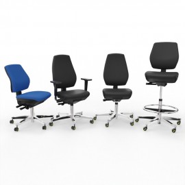 Dauphin Industry Arbeitsstuhl "Tec classic" Modelle IS 2082, IS 2087, 2082_CFR und IS 2087_CFR für ESD-Bereiche