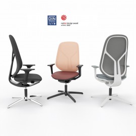 Sedus Konferenzdrehstühle "se:kit" mit Polsterrücken oder Netzrücken; Modelle sn-201, sn-271, sn-203, sn-273