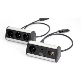 Netbox Leaf + , Aluminium natur