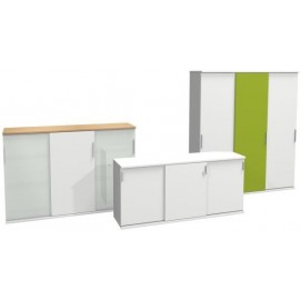 Leuwico Schrankelement "iScube" mit Schiebetüren alle Größen