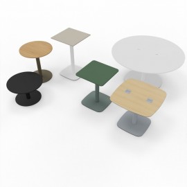 Sedus "se:assist" Besprechungstisch rund, AS60MT, rund, quadratisch und bauchig, alle Größen