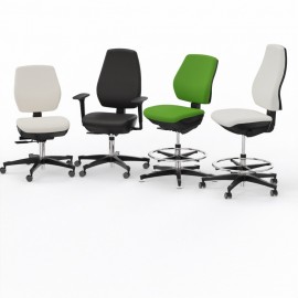 Dauphin Industry Arbeitsstuhl "Tec classic" Modelle IS 2082, IS 2087, 2082_CFR und IS 2087_CFR für das Labor