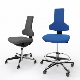 Dauphin Industry Arbeitsstuhl "Tec profile" IS 2011_ESD und IS 2011_ESC für ESD-Bereiche