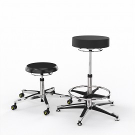 Dauphin Industry Hocker "Tec basic" IS 1987, IS 2094 für den Reinraum