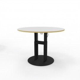 Leuwico "iMove" Besprechungstische, rund höhenverstellbar