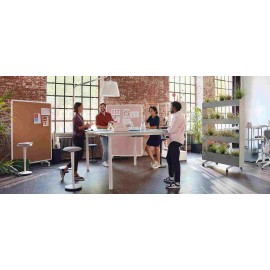 Sedus Meeting- und Konferenztisch "se:lab meet & stand", höhenverstellbar, steh-sitz, 65-125 cm, mit Motor 