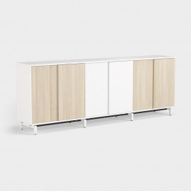 Kinnarps Schrankelement "Space" 80 x 80 cm, alle Fronten