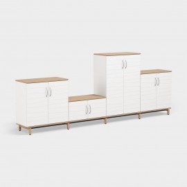 Kinnarps Flügeltürenschrank "Space" alle Breiten, alle Höhen