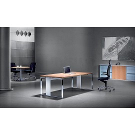 Leuwico Schreibtisch "iMOVE F" rechteckig, höheneinstellbar und höhenverstellbar (Sitz/Sitz und Steh/Sitz)