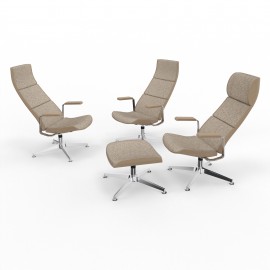 Martin Stoll Loungesessel "Collection S" by Kinnarps