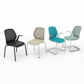 Sedus Besucherstuhl "se:flex" ef-220 / ef-230 mit Freischwingergestell oder Vierfußgestell