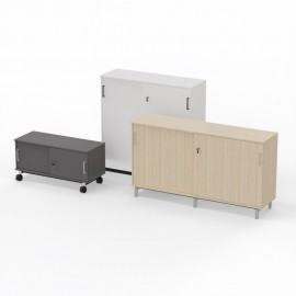 Kinnarps Schiebetürenschrank "Space" alle Breiten, alle Höhen