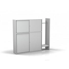 Sedus Schiebetürenschrank "grand slam", 100 cm breit, verschiedene Höhen