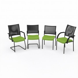 Dauphin Besucherstuhl "sim-o visitor" mit Netz-Rückenlehne Modelle SM 8105, SM 8107, SM 8108 und SM 8110