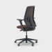 Drabert Drehstuhl Espera Mesh D-1061-DGLM midnight blue-castors polished-Design mesh 7859